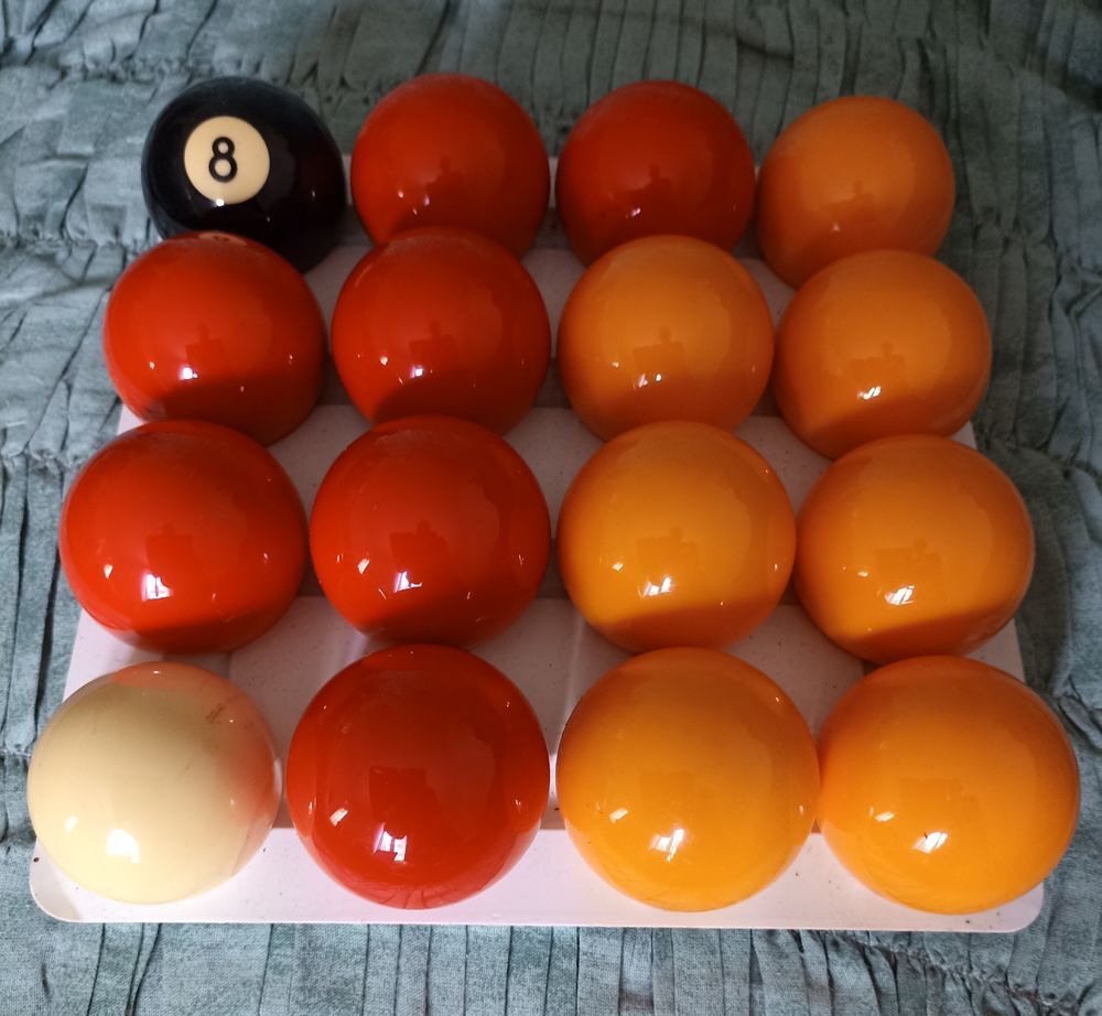 LOT BILLES BILLARD ANGLAIS + CRAIES Sports