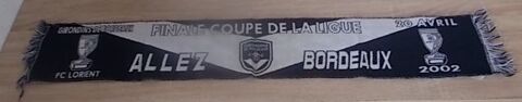 Echarpe Football : Bordeaux / Lorient - Finale Coupe Ligue  5 Salignac (33)