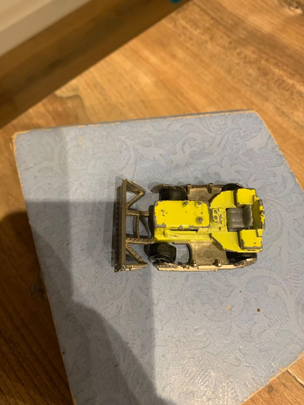 Jouet v&eacute;hicule Majorette " Bulldozer Hanomag jaune 255 " Jeux / jouets