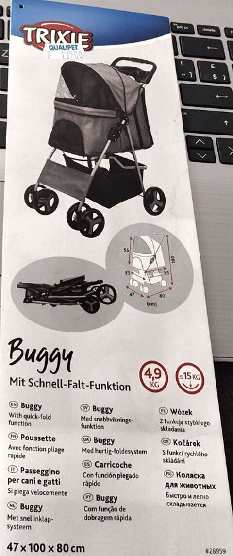 Poussette chien et chat 40 74250 Viuz-en-sallaz