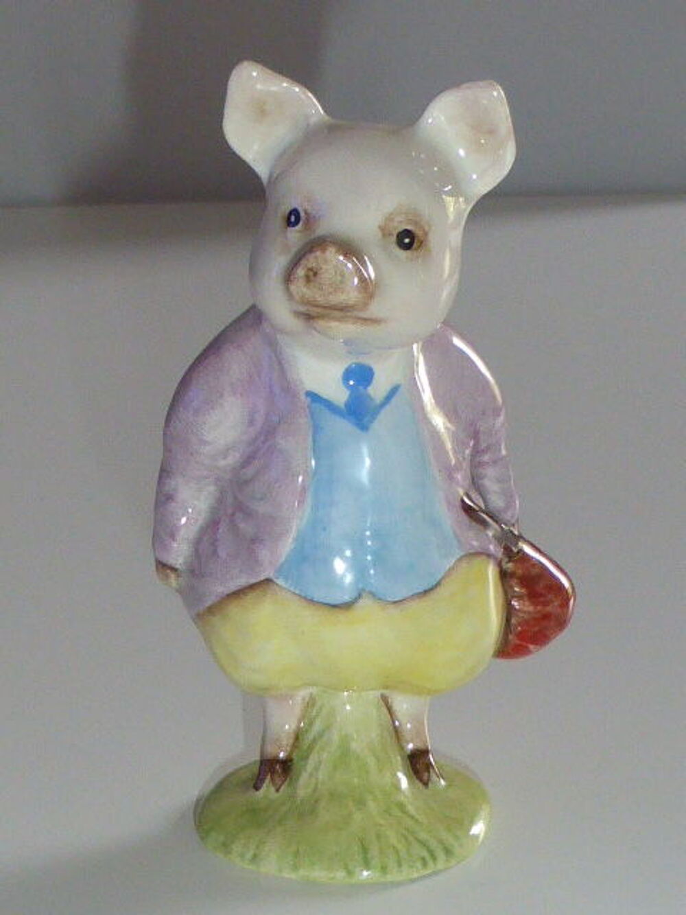 Figurine cochon Beatrix Potter's Pigling bland Beswick Engla 