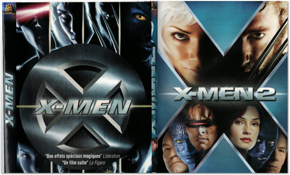 X-Men, volumes 1 et 2 DVD et blu-ray