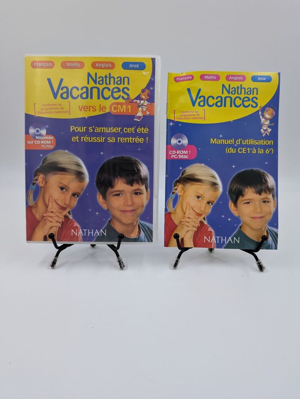 Jeu PC Nathan Vacances vers le CM1 en boite, complet Consoles et jeux vidéos