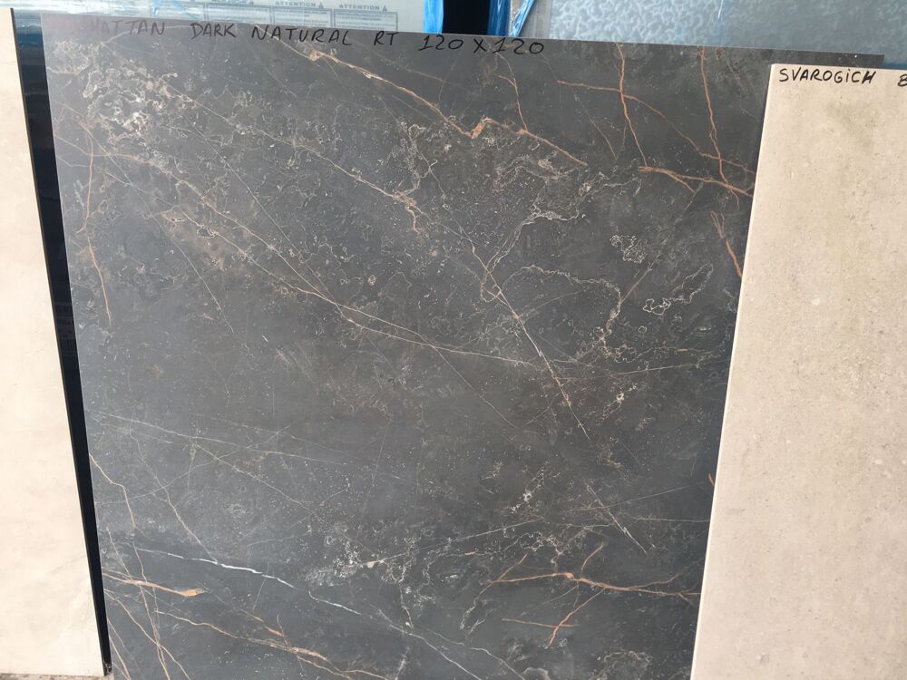 Carrelage gr&egrave; cerame noir 120 par 120 Bricolage