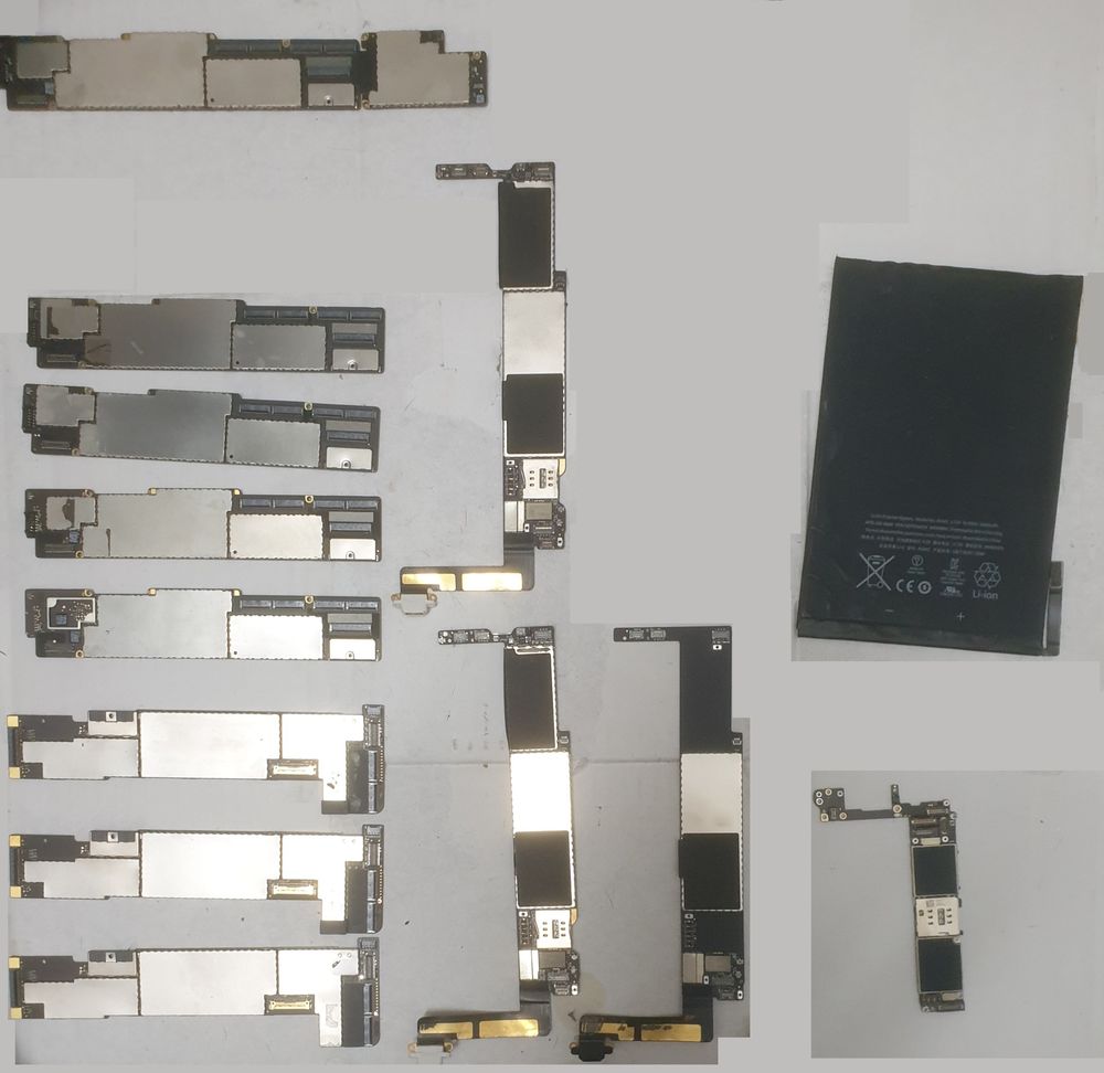 Lot tablettes pour pi&egrave;ces 5 Téléphones et tablettes