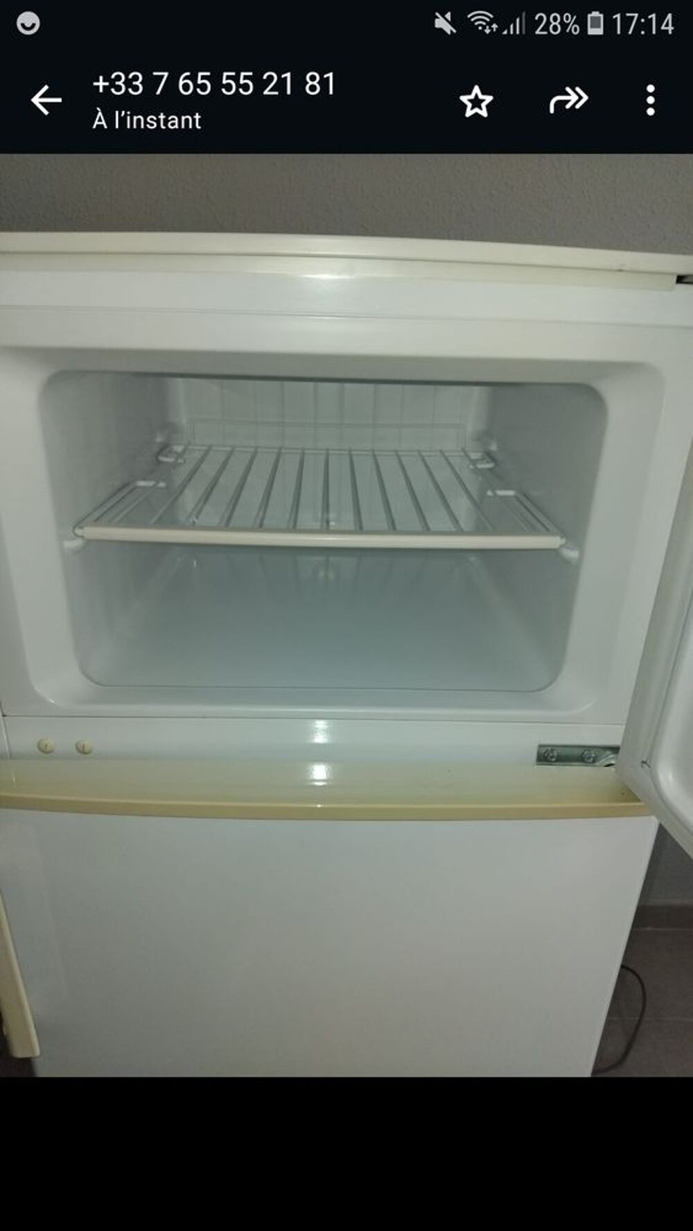 Bjr frigo cong&eacute;lateur tr&egrave;s bonne affaire &agrave; saisir Electroménager