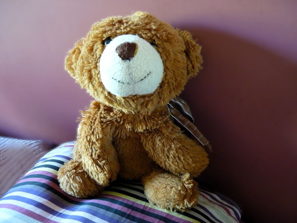 Ours en peluche doudou enfant decoration chambre jouet anima Puériculture
