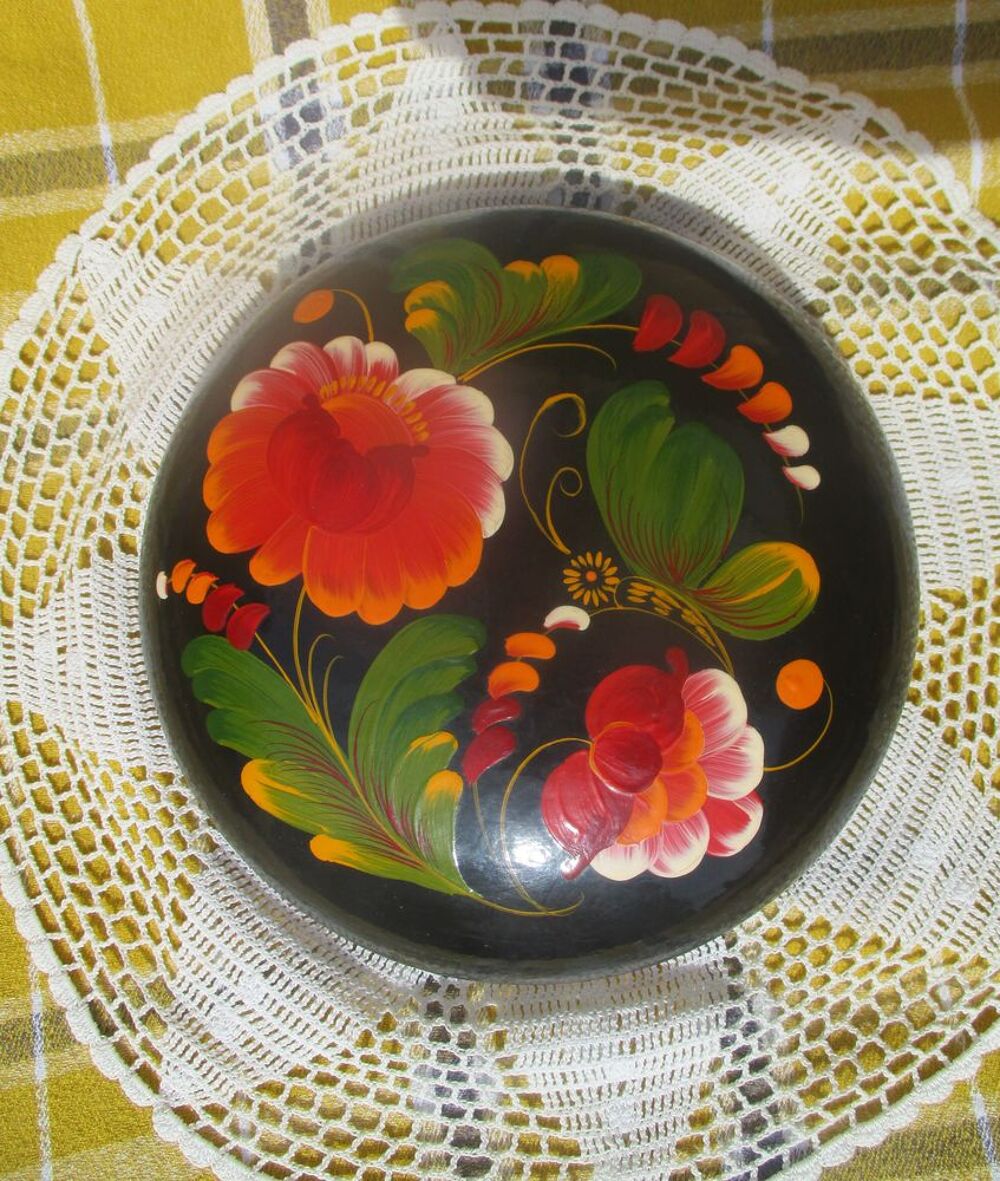 Bo&icirc;te &agrave; Bijoux en Bois : Forme Ronde de 17 cm de Diam&egrave;tre Bijoux et montres