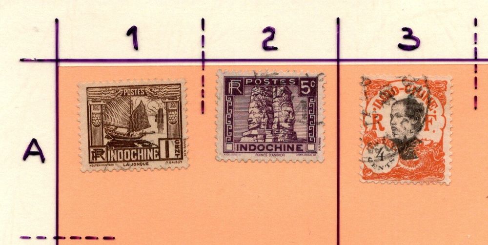 Anciennes colonies fran&ccedil;aises _ Timbres oblit&eacute;r&eacute;s 