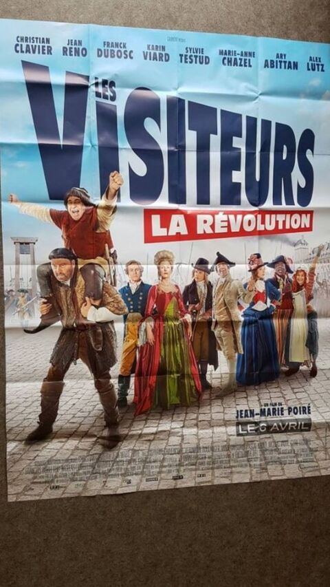 AFFICHE CINÉMA LES VISITEURS 3 0 Toulouse (31)