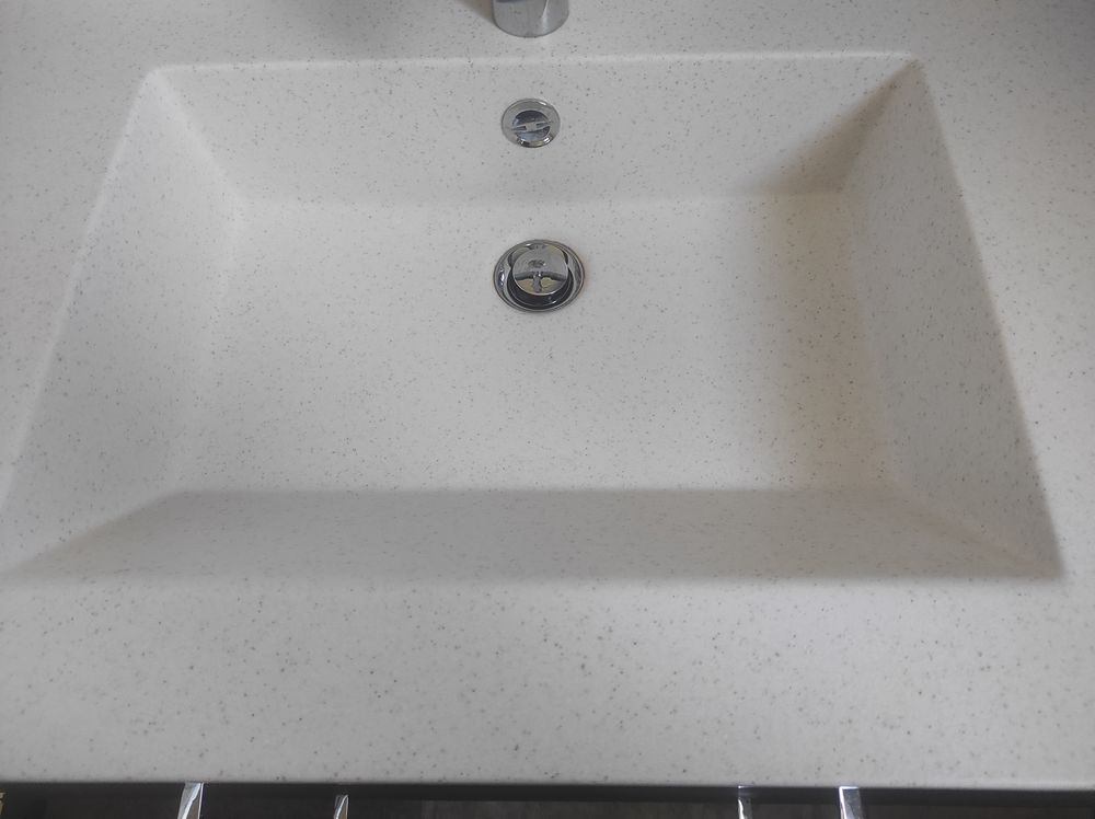 Lavabo Plan vasque b&eacute;ton de synth&egrave;se Bricolage