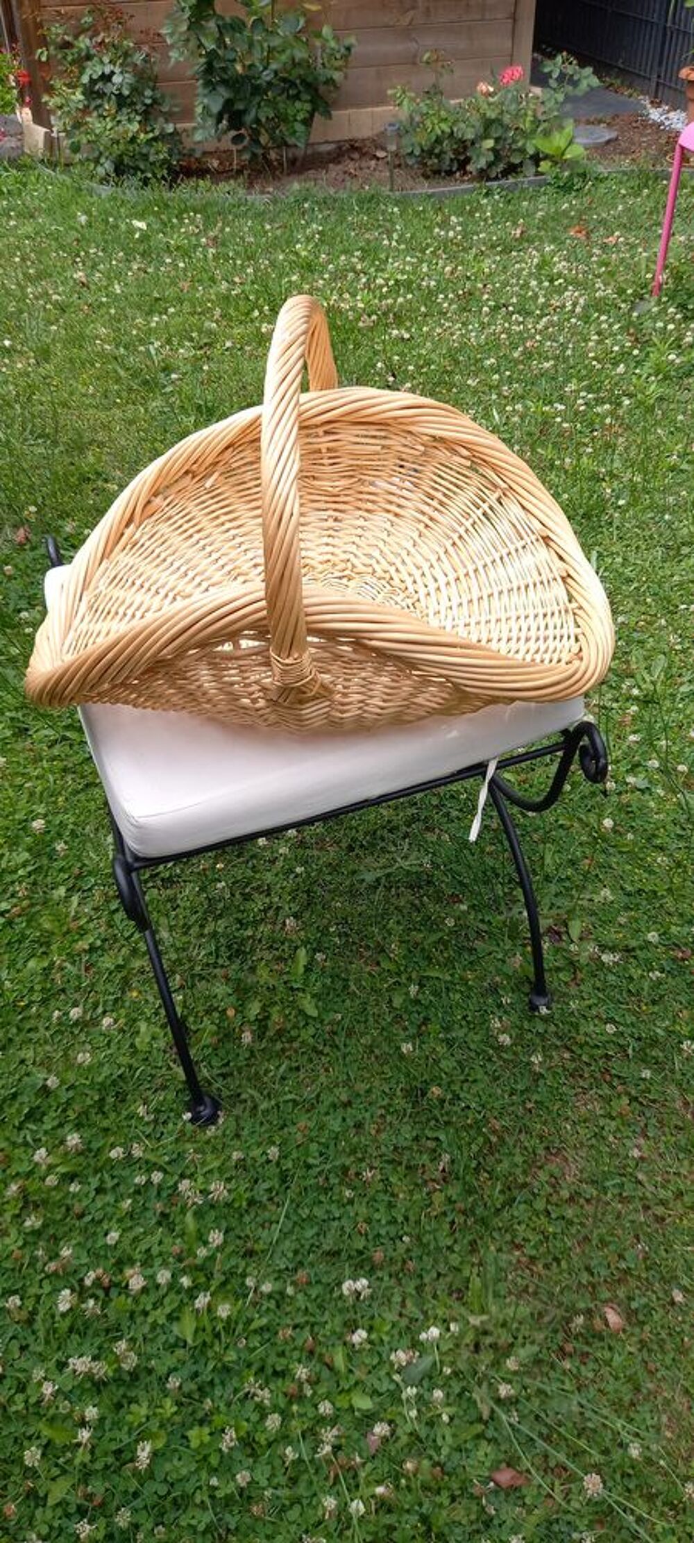 Panier osier Décoration