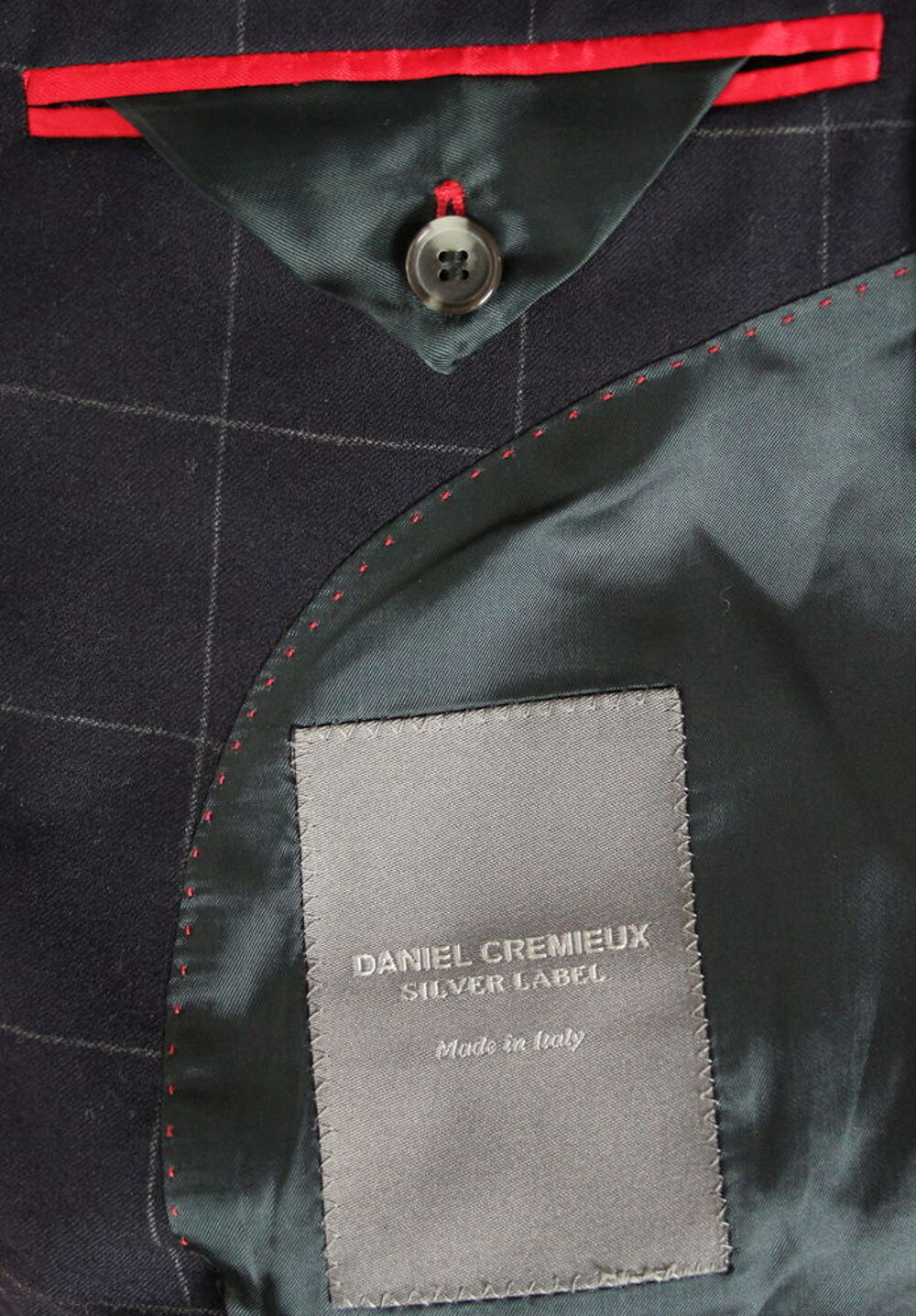 Veste laine marine DANIEL CREMIEUX T.52 Vêtements