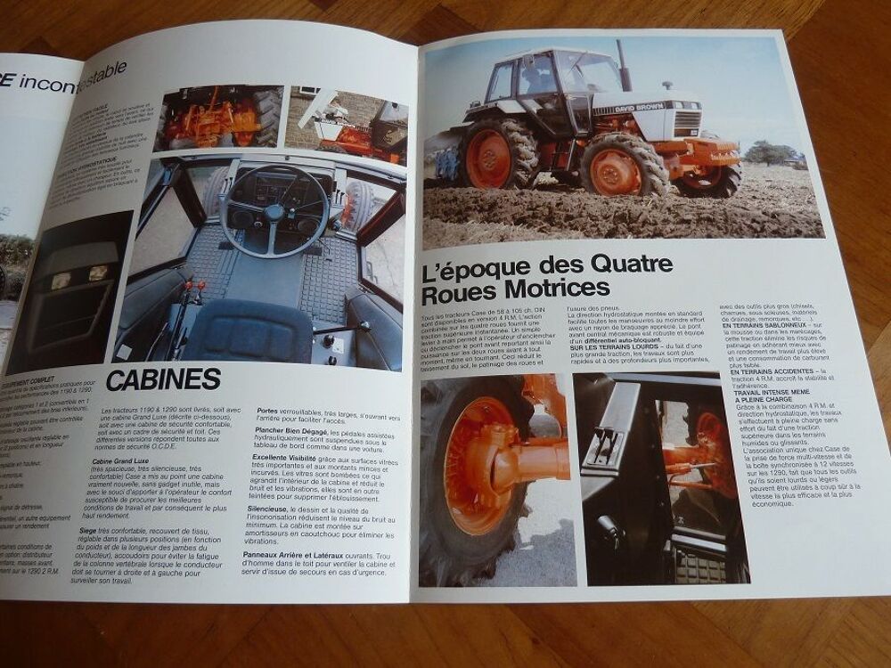 Prospectus tracteur CASE 1190-1290 
