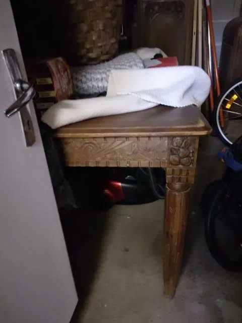 table ancienne de 1.14/1.9 avec  1 rallonge en noyer. 95 Loudun (86)
