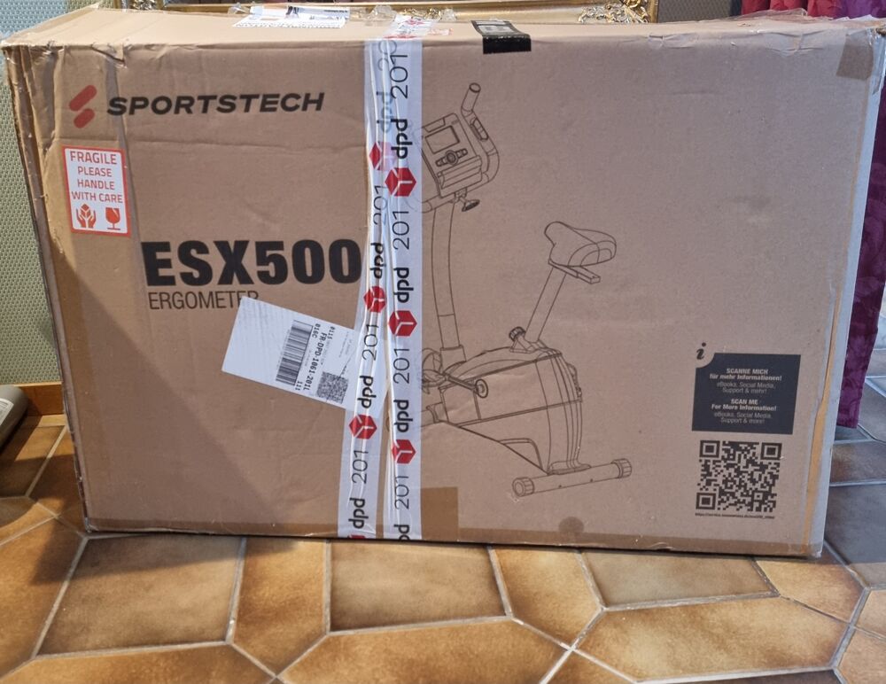 V&eacute;lo d'appartement Sportstech ESX 500 Ergometer Sports