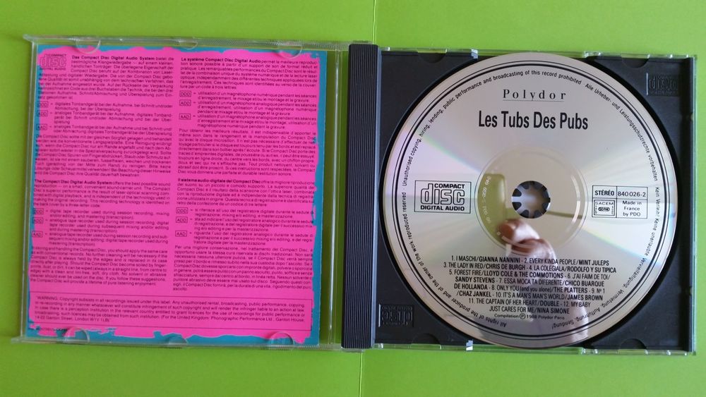 LES TUBES DES PUBS CD et vinyles