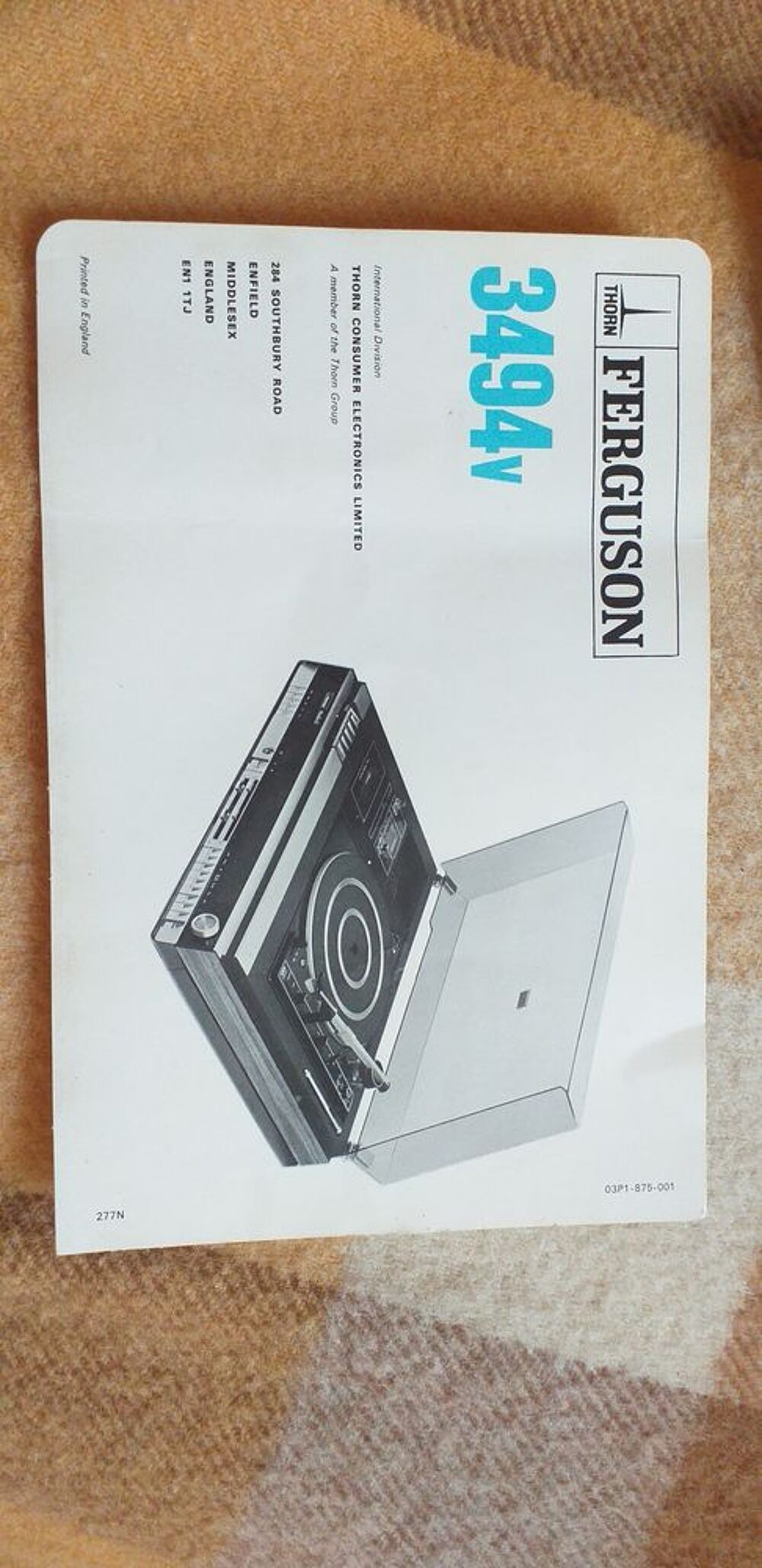 PLATINE FERGUSON BSR C 173 Audio et hifi