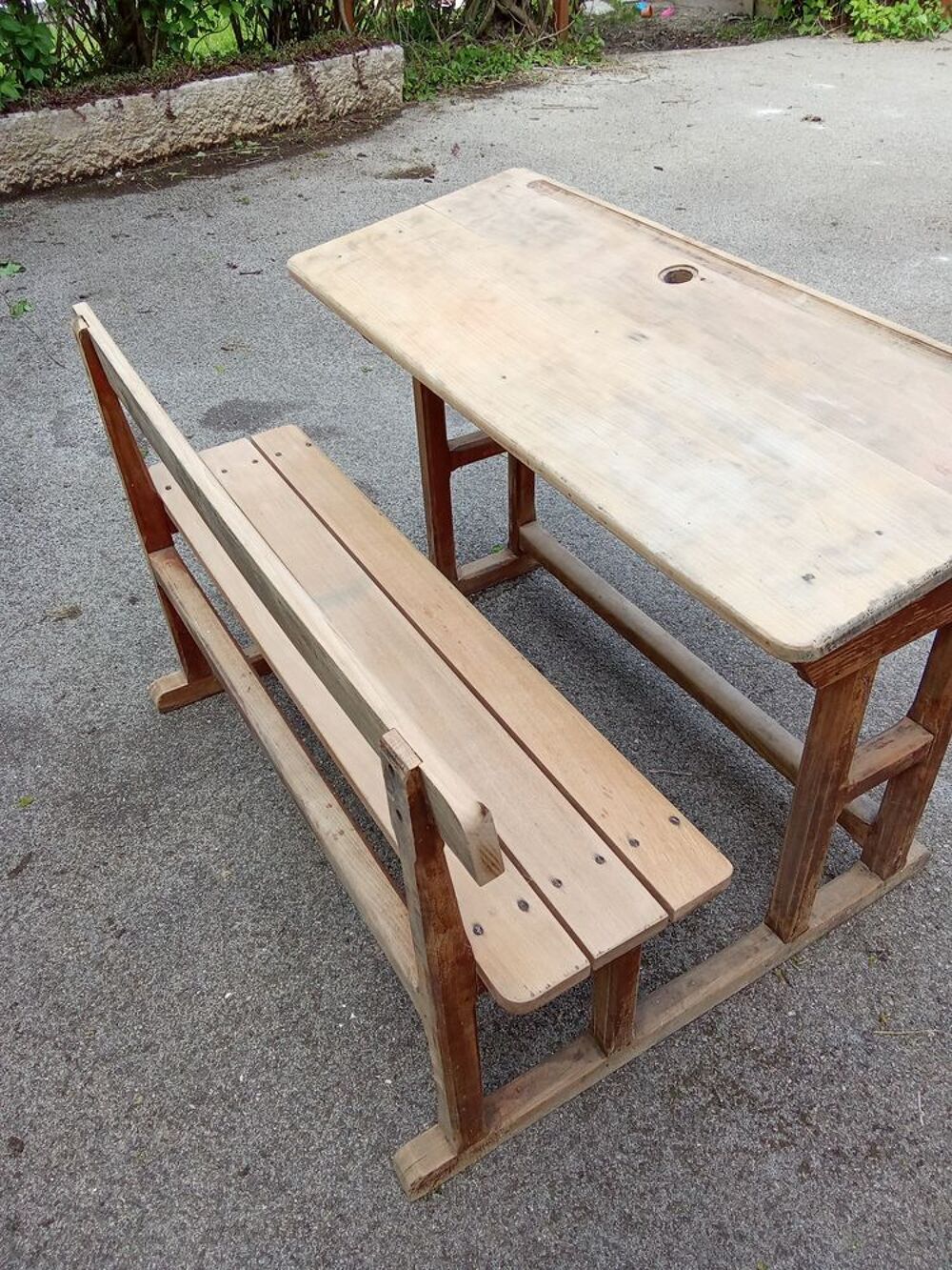 table d'&eacute;colier et bureau vintage Meubles