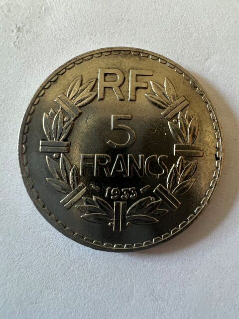 5 Francs 1933 Lavrillier 10 Pierrelaye (95)