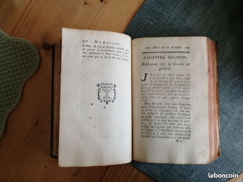 Memoire du comte de Saxe histoire militaire 18 siecle guerre Livres et BD