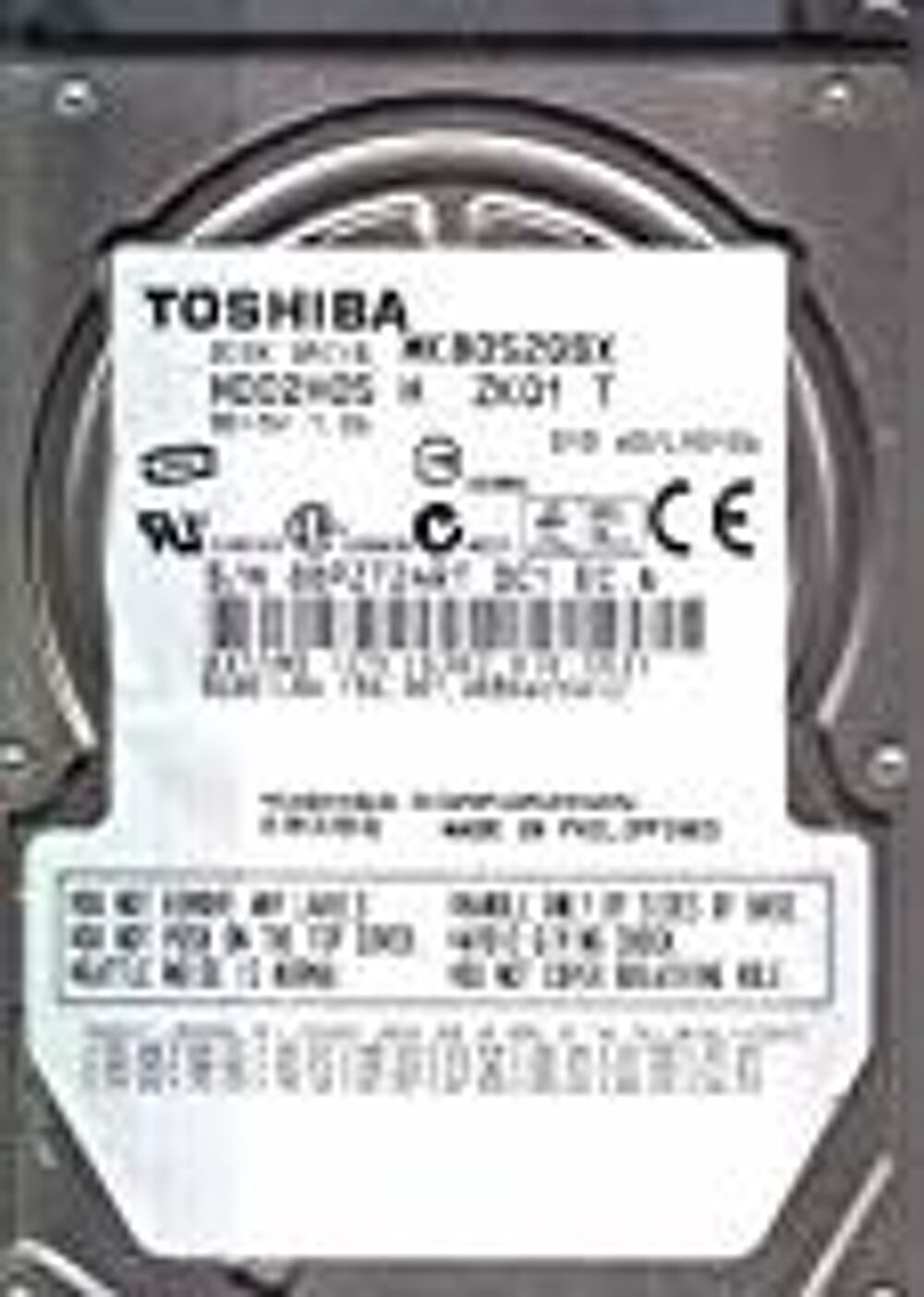  disques durs sata 320GB &agrave; r&eacute;parer Matériel informatique