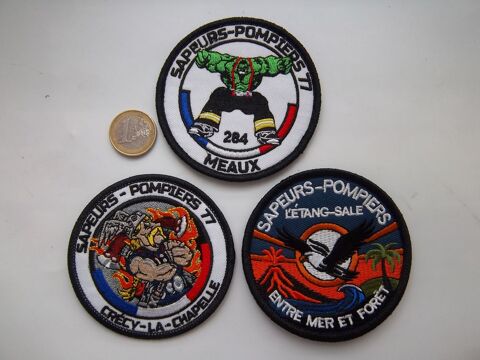 lot �cussons pompier insignes tissu collection 20 Valognes (50)