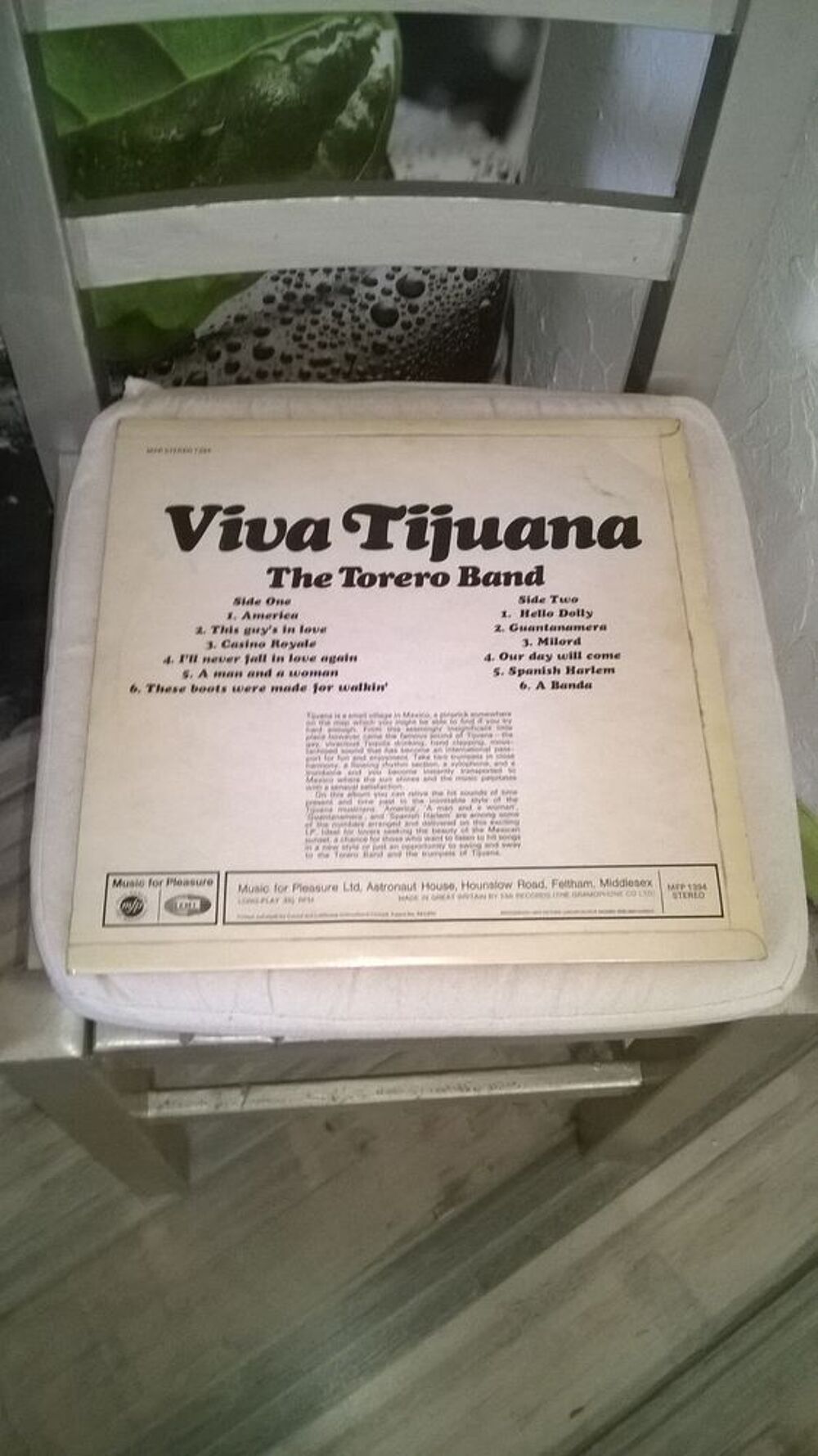 Vinyle The Torero Band
Viva Tijuana!
1970
Excellent etat
CD et vinyles