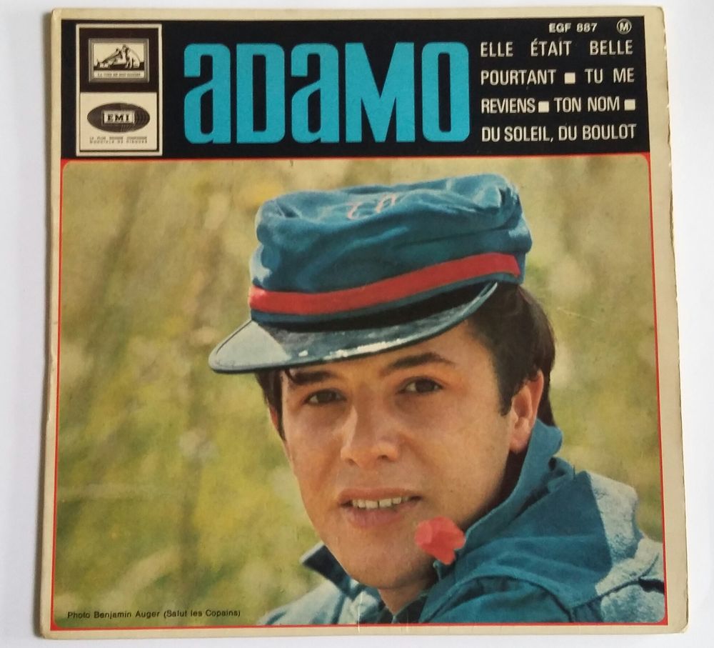 Adamo : Vinyle : 45 tours : 4 titres CD et vinyles