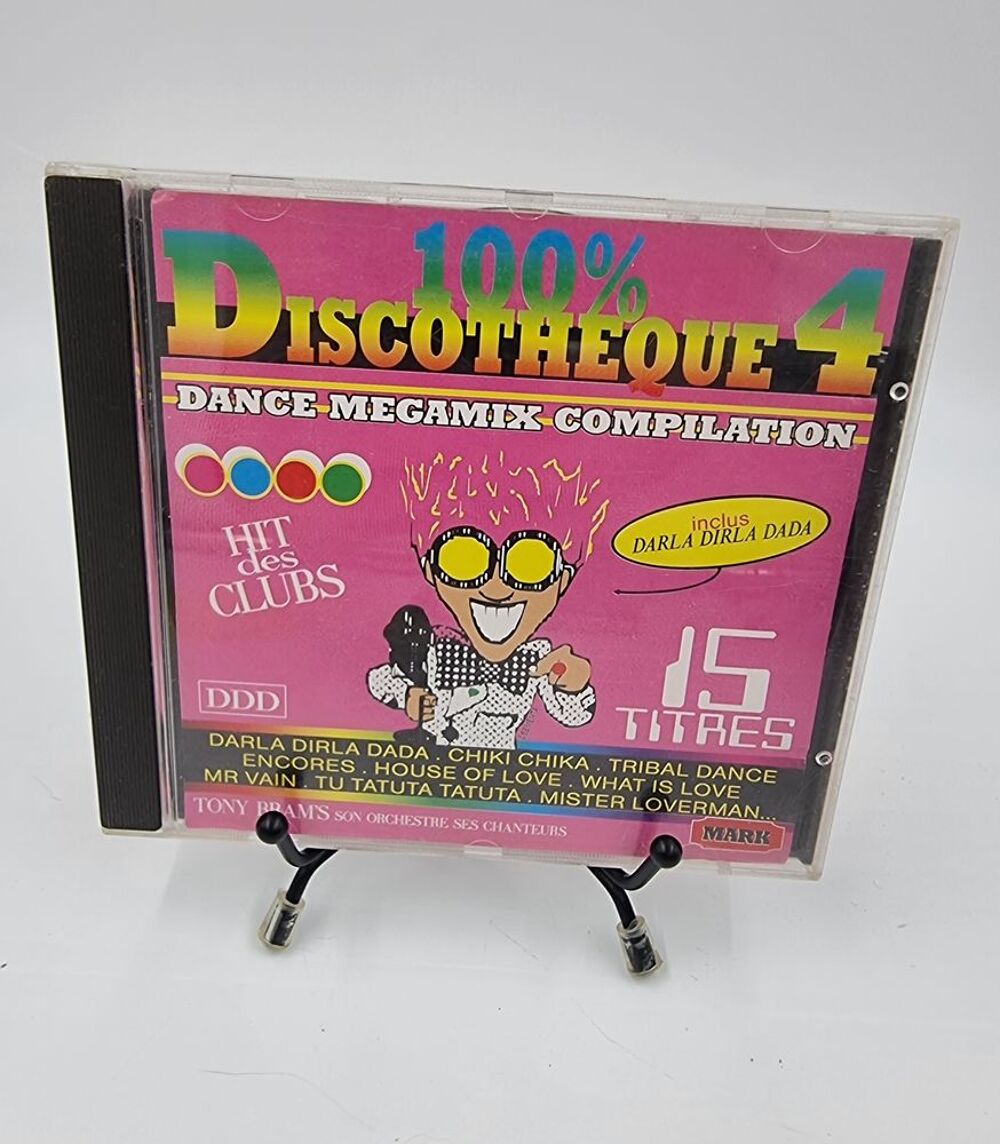 CD de musique 100% Discotheque 4 en boite CD et vinyles