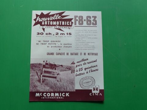 Prospectus Mac CORMICK MB F8-63 1959 0 Marcilly-le-Hayer (10)