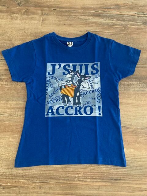 Tee shirt enfant garçon   J' suis accro au pays ca 4 Saleilles (66)