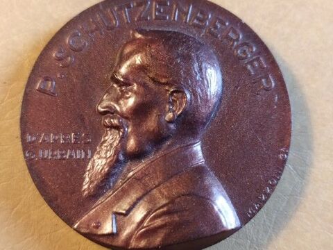 Ancienne Médaille Acétate de Cellulose Schutzenberger 1937 70 Loches (37)