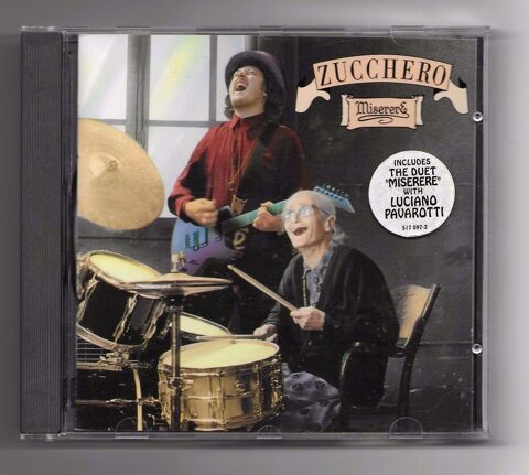 ZUCCHERO -CD- MISERERE (+ Luciano PAVAROTTI) - L'URLO - 1992 5 Tourcoing (59)