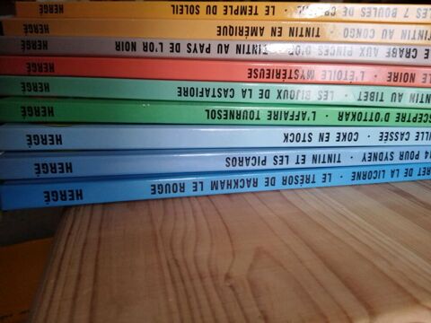 9 livres double album de Tintin Sainghin-en-Weppes (59)