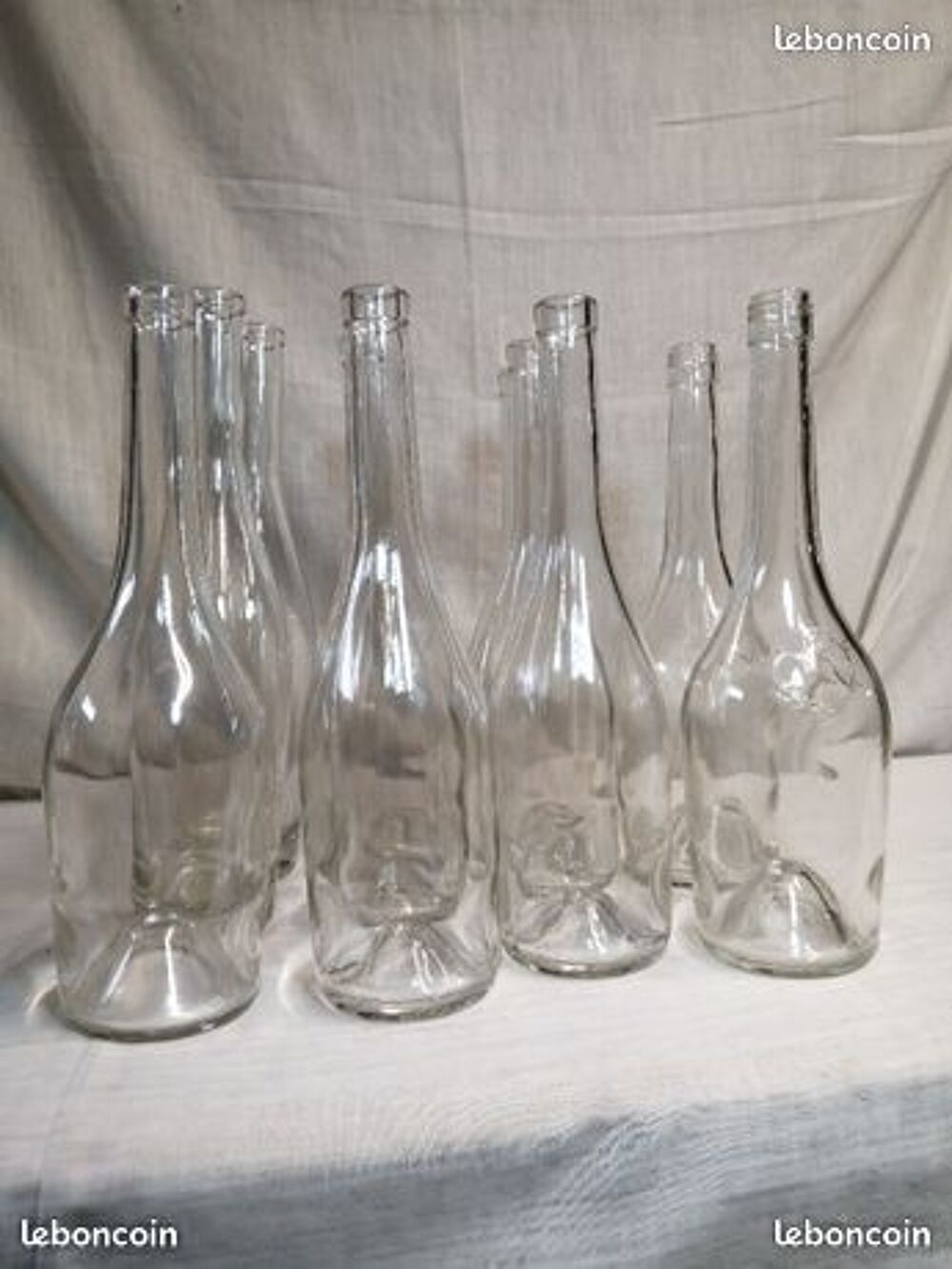 Bouteilles verre transparent: d&eacute;co ou vin blanc &amp; ros&eacute; Décoration