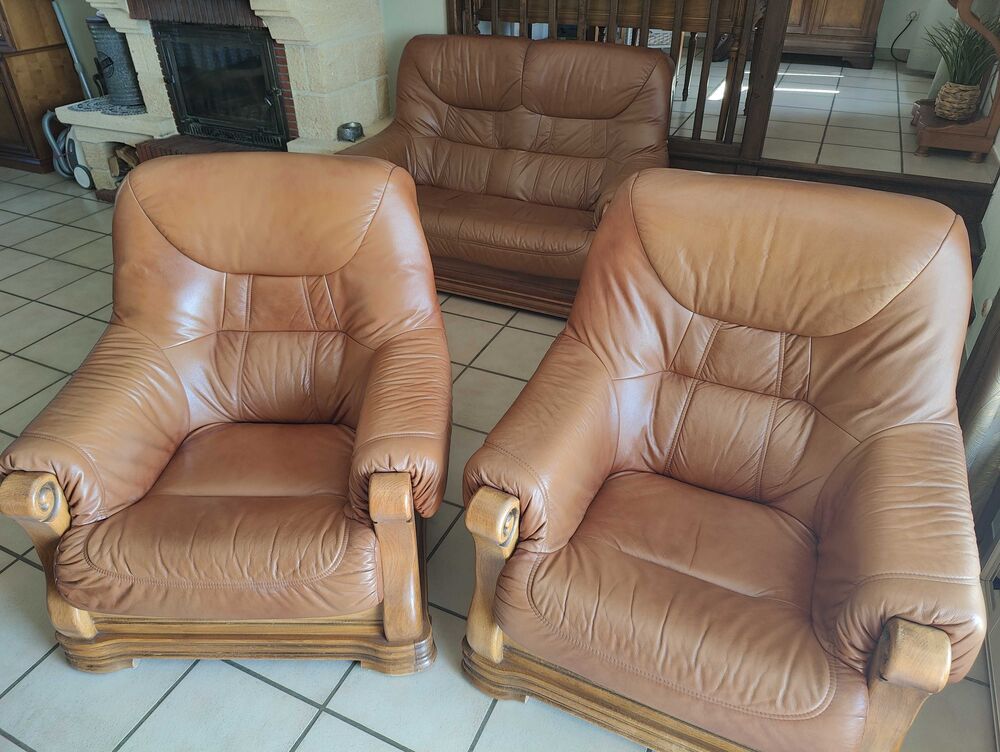 Lot canap&eacute; + 2 fauteuils Meubles