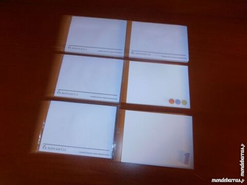 Lot de 6 blocs post-it blancs (38) 2 Tours (37)