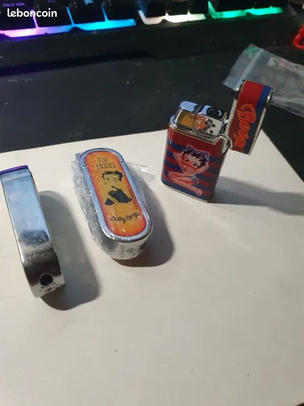 3 bety boop briquet 