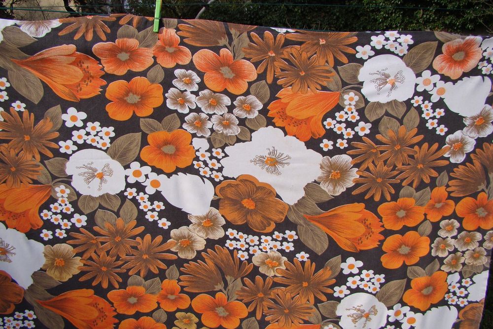 Nappe rectangulaire - vintage ann&eacute;es 1970 Décoration
