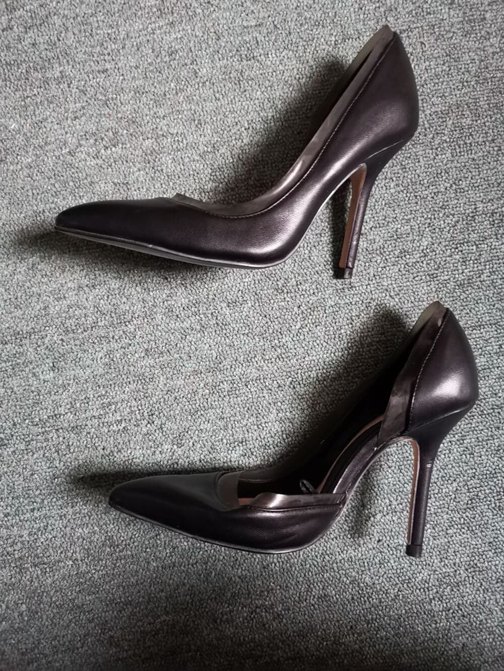Escarpin noir Zara, taille 36 Chaussures