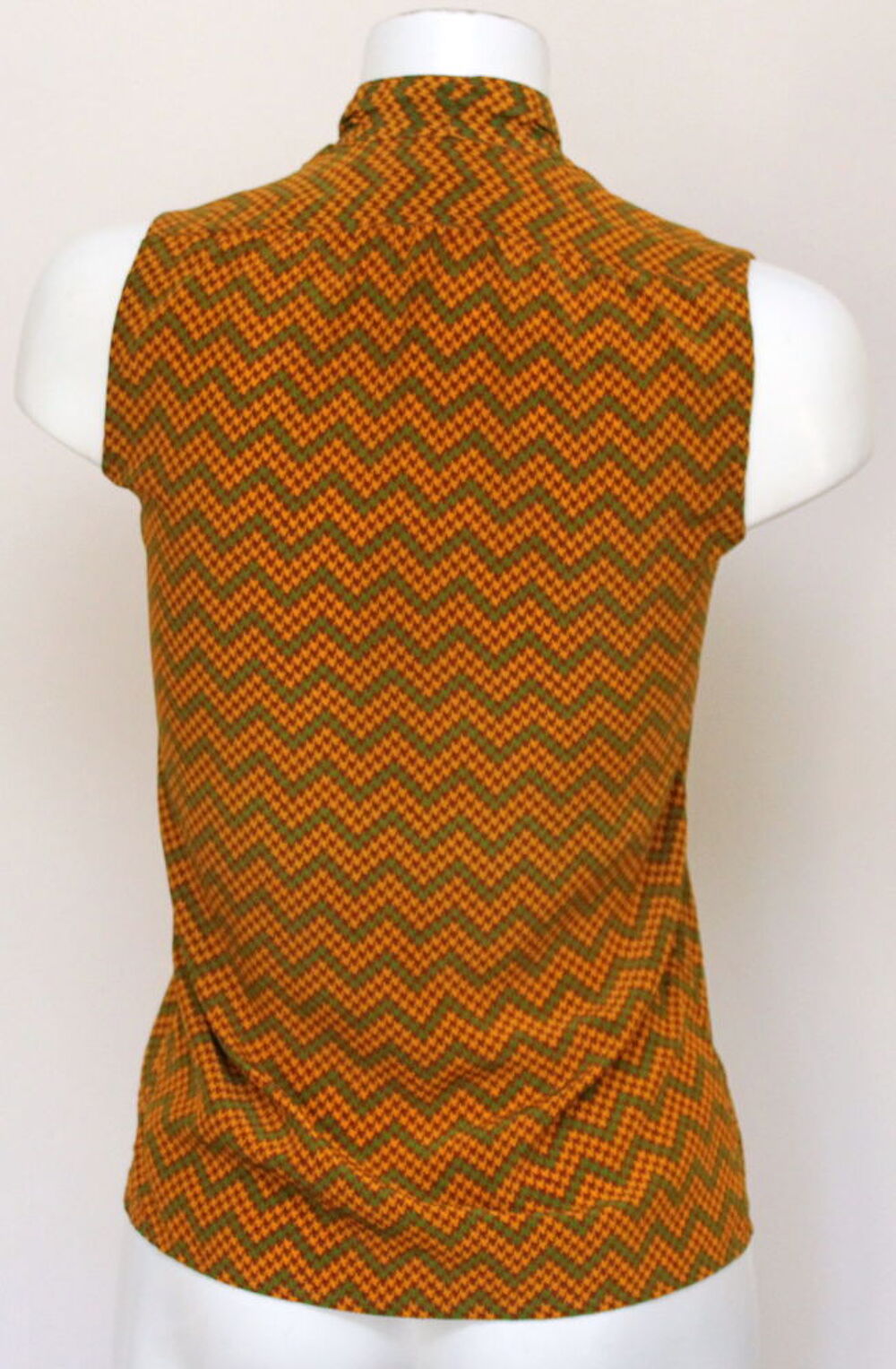 Top soie col lavalli&egrave;re YVES SAINT LAURENT Rive Gauche T.34 Vêtements