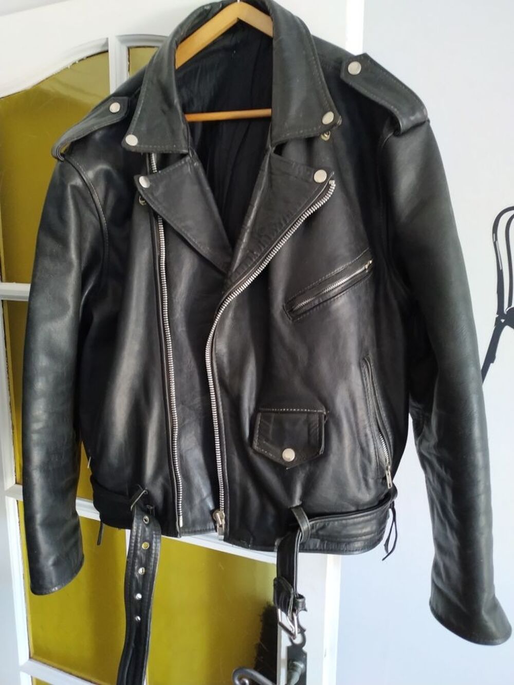 blouson cuir vache Maroquinerie