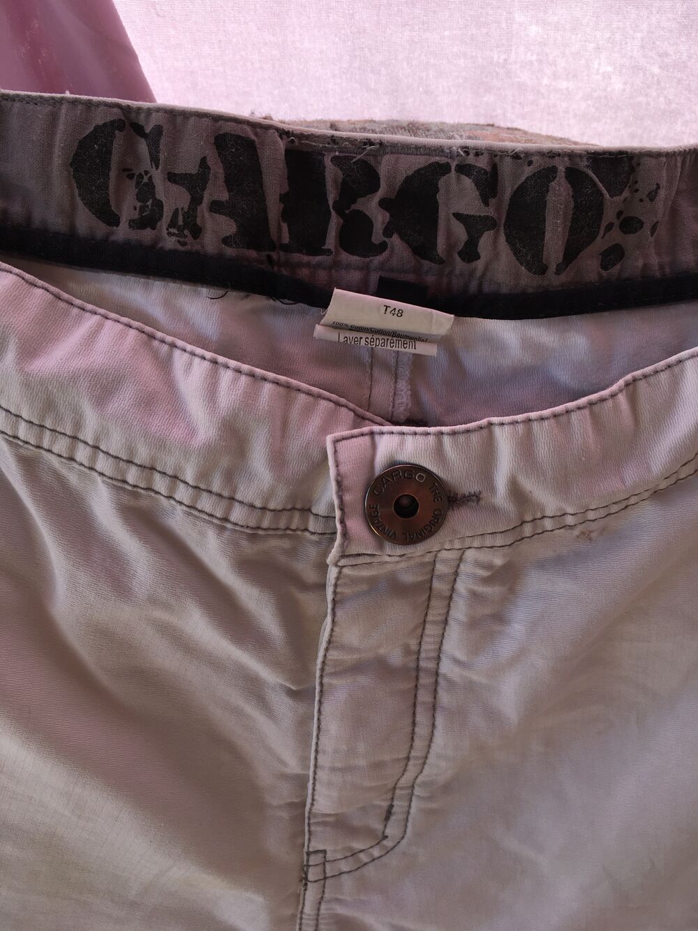 pantalon cargo taille 48 homme Vêtements