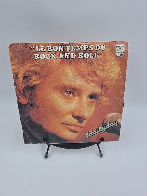 Vinyle 45 tours Johnny Hallyday : Le Bon Temps du Rock and.. 3 Vulbens (74)