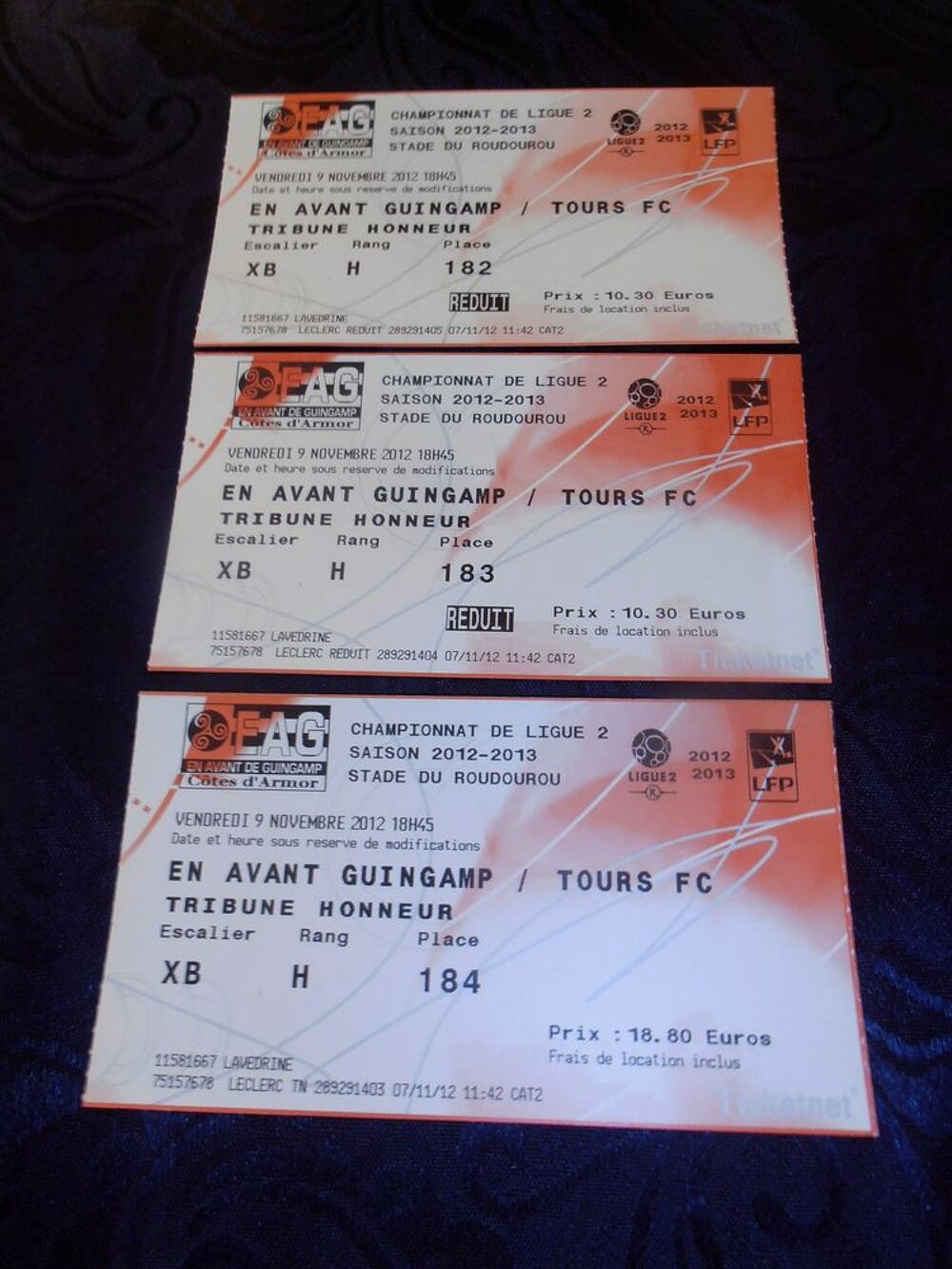 Billets de foot - Guingamp/Tours FC (45) 