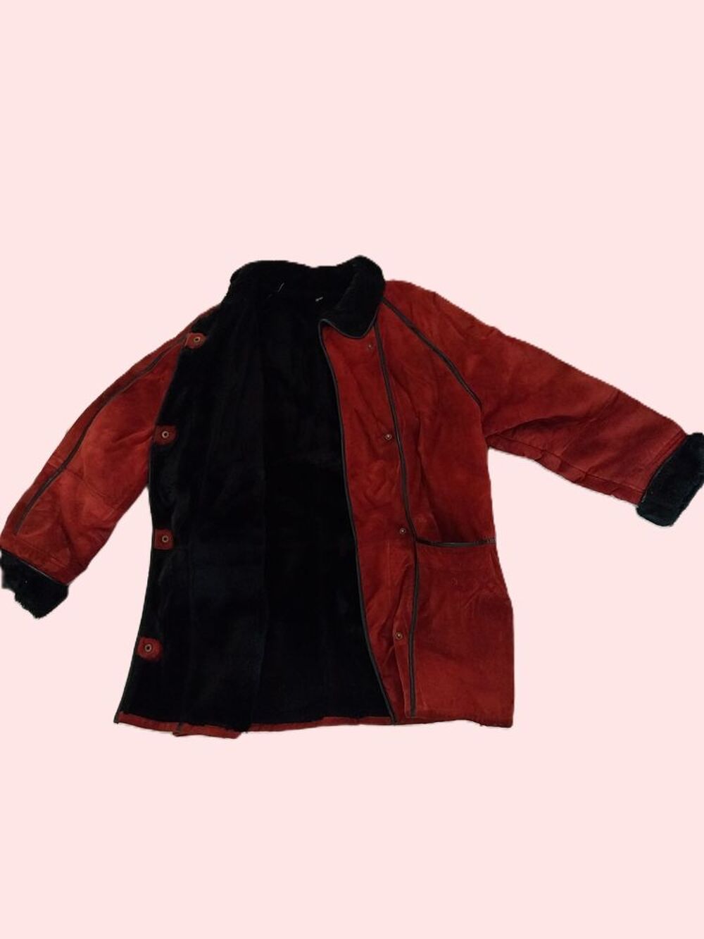 MANTEAU HIVER FEMME ROUGE Vêtements