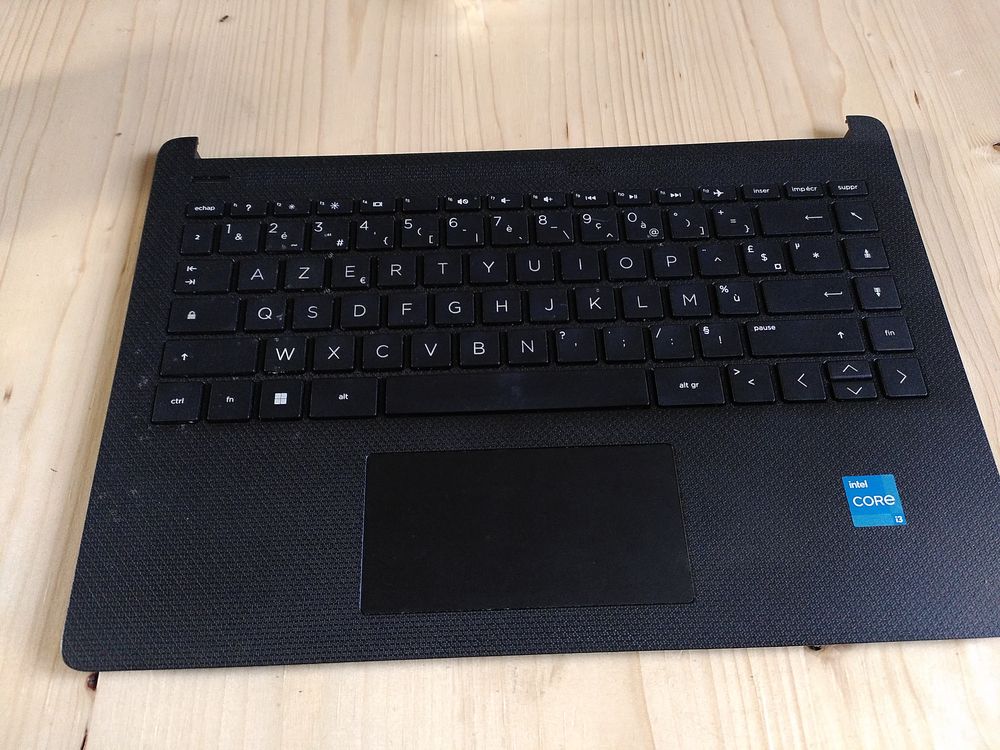 Ch&acirc;ssis sup&eacute;rieur HP 14S-FQ clavier AZERTY touchpad Matériel informatique