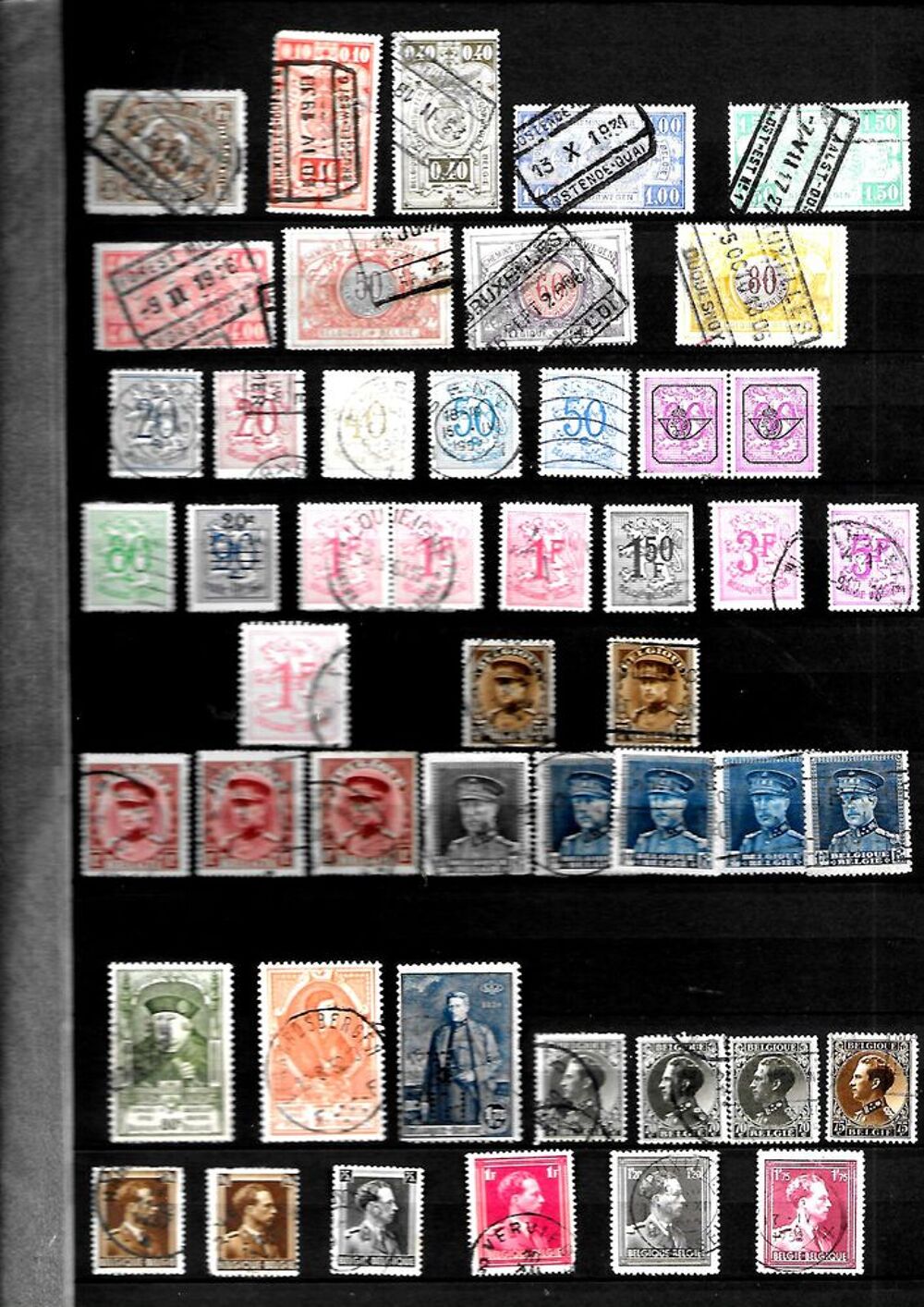 Timbres de BELGIQUE 