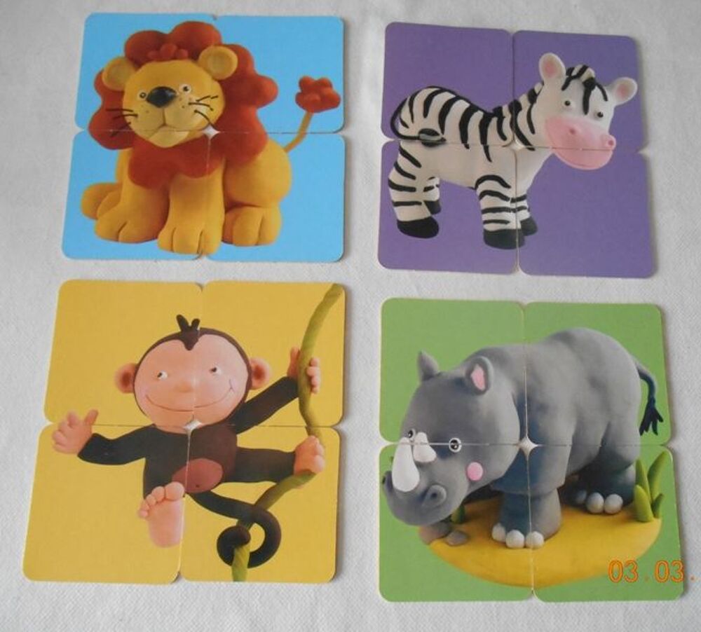 Puzzle / Memory 2 en 1 animaux Jeux / jouets